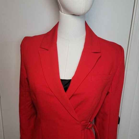 Abercrombie & Fitch Red Blazer Dress Size XS - Picture 2 of 12